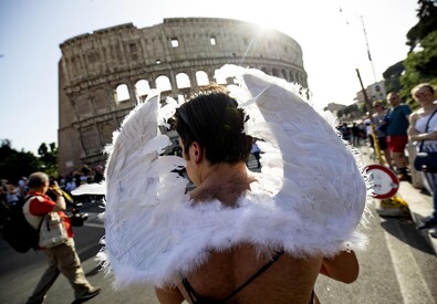 Roma Pride in una foto d'archivio (ANSA)