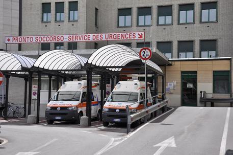 Il pronto soccorso dell'ospedale Parini di Aosta © ANSA
