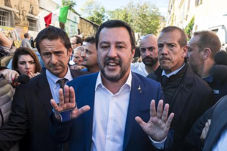 Salvini contestato a San Lorenzo © ANSA