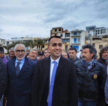 Il ministro degli Esteri e capo politico del M5S, Luigi Di Maio, a Castelvetrano © ANSA