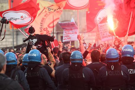 Protest against the Italian Interior Minister Salvini in Naples © ANSA