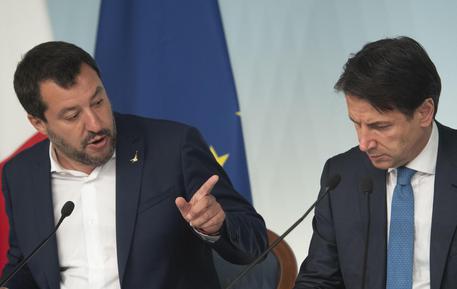 Matteo Salvini e Giuseppe Conte © ANSA