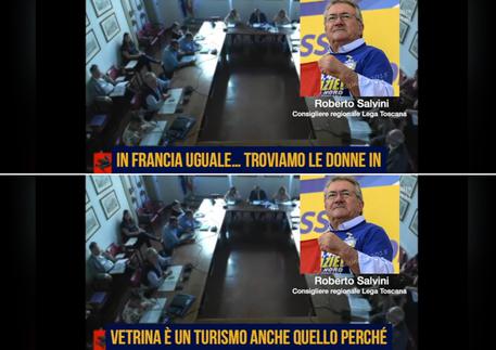 Un frame del video di Roberto Salvini © ANSA
