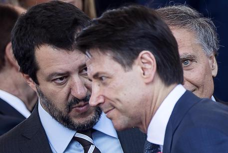 Matteo Salvini e Giuseppe Conte © ANSA