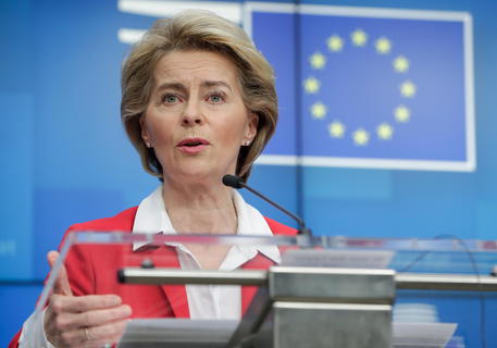 Il presidente della Commissione europea Ursula von der Leyen © 