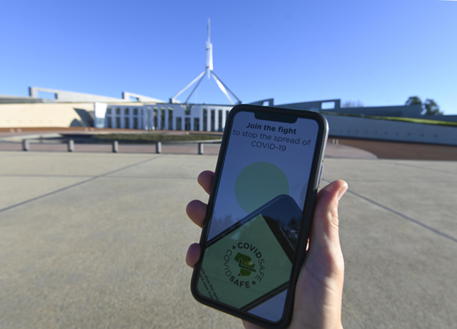 Australia COVID-19 Tracing App © EPA
