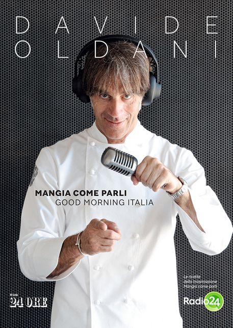 La copertina del libro di Davide Oldani 'Mangia come parli' © ANSA