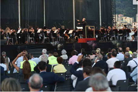 Il concerto a Genova © Ansa