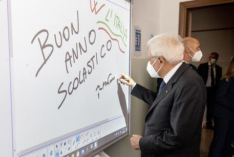 Il presidente Mattarella a Vo' Euganeo, ufficio stampa Quirinale © ANSA