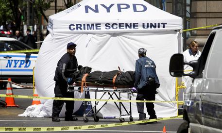 Scena di un omicidio a New York © ANSA 
