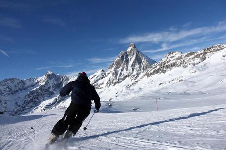 Piste da sci in Valle d'Aosta © ANSA