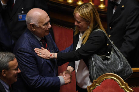 La premier Giorgia Meloni e il ministro della Giustizia Carlo Nordio © ANSA