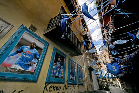 Scudetto Napoli: c'e' anche striscione che prevede rischio figuraccia © ANSA