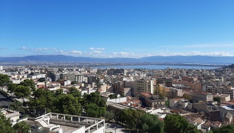 Cagliari vista dall'alto (ANSA)