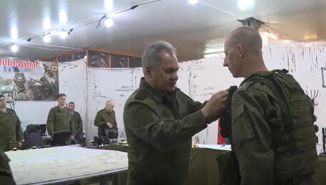 Russian Defence Minister Shoigu visits Russian forces involved in the so-called special military operation in Ukraine (ANSA)