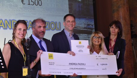 Andrea Fazioli vince il concorso Ceresio in Giallo (ANSA)