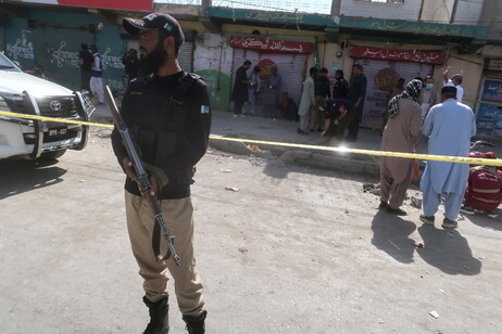 Polizia pakistana in Balochistan. Foto di archivio