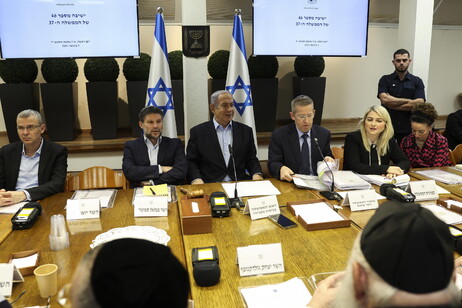 Riunione del governo Netanyahu