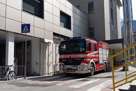 Principio di incendio all'ospedale Parini di Aosta