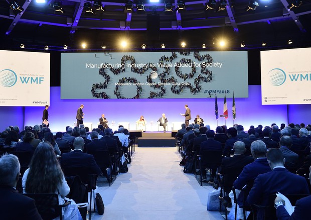 Un momento dell'apertura del World Manufacturing Forum 2018 © ANSA