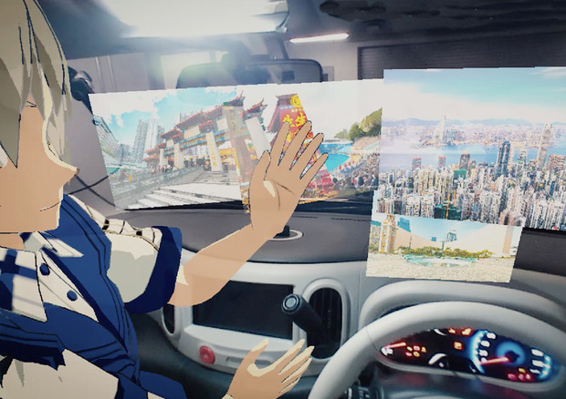 Link Metaverse, realtà e mondo virtuale assieme nelle Nissan © Nissan Press