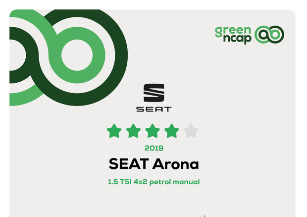 Test di Green NCAP assegnano 4 stelle a Arona con motore termico © ANSA