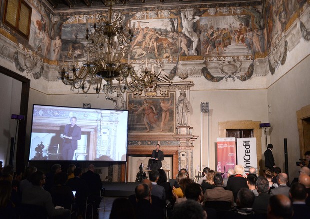 I colloqui fra aziende e startup durante il convegno Matcher a Palazzo Magnani © ANSA