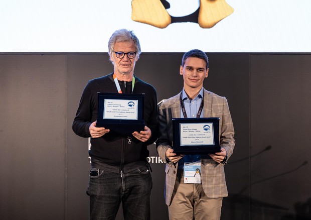 Piergiorgio Cemin e Marco Marinello i vincitori del South Tyrol free software award © ANSA