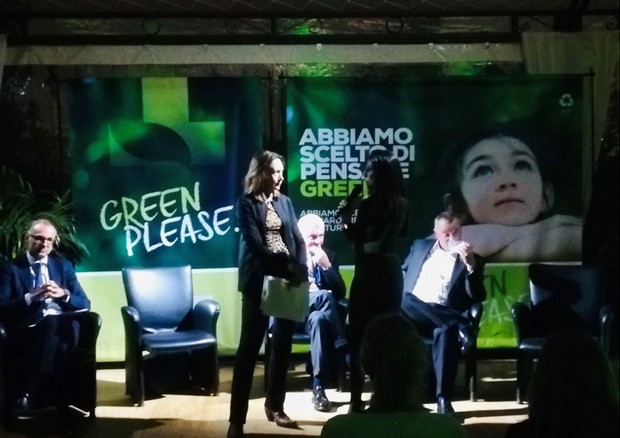 La presentazione dell'iniziativa 'Abbiamo scelto di pensare green' alla casa di cura Nuova Villa Claudia di Roma © ANSA