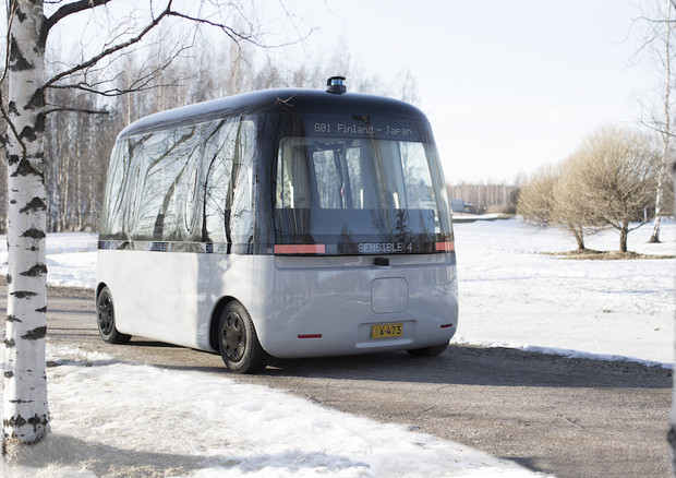 Da Nokian gomme invernali per bus 'artico' a guida autonoma © Nokian