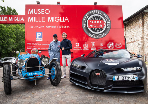 1000 Miglia, al via su Bugatti anche Diess numero uno Vw © Bugatti Press