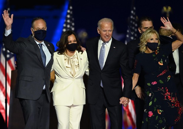 Joe Biden e Kamala Harris (foto: AFP)
