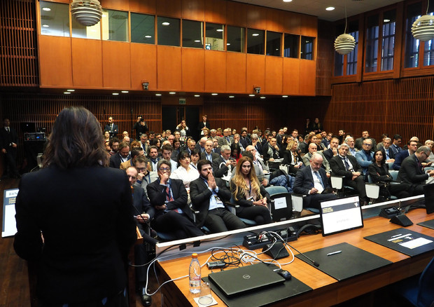 Il convegno organizzato da Banca Ifis all'Auditorium Marco Biagi di Bologna © ANSA
