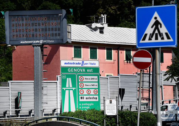 Autostrade: chiusura del casello di Genova Est sulla A12 © ANSA
