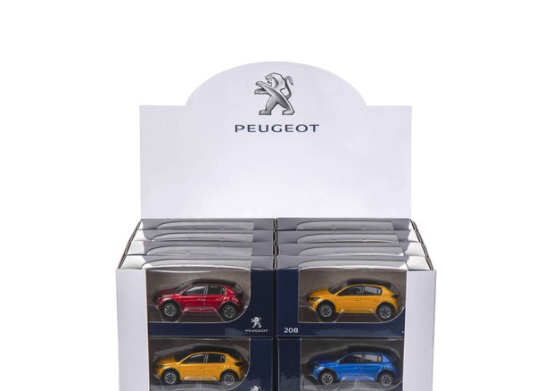 Peugeot, arrivano i modellini in scala di 208 e e-208 © ANSA