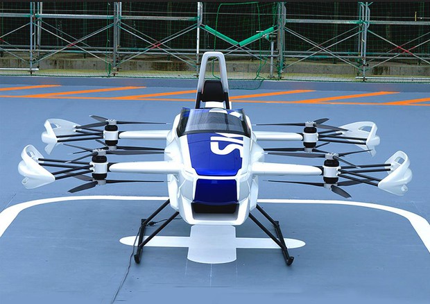 SkyDrive SD-03, primo volo di prova per il drone monoposto © SkyDrive