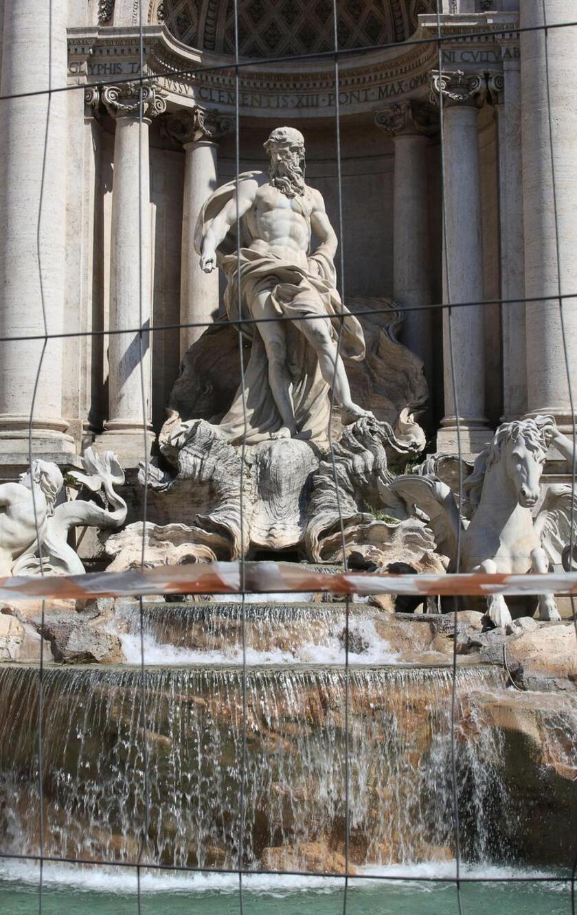 Al via cantiere restauro Fontana Trevi, gioiello del  '700 - ALL RIGHTS RESERVED