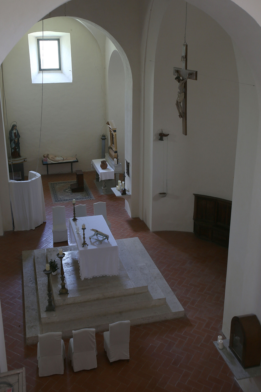 L 'abbazia di Spineto - RIPRODUZIONE RISERVATA
