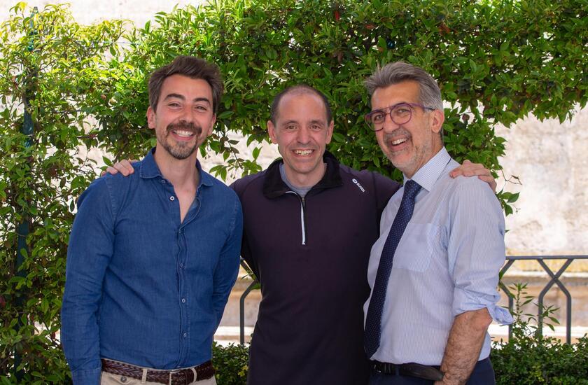 Wonder Grottole Founding Partner Andrea Paoletti, Airbnb Global Communications Director Chris Lehane and Matera-Basilicata 2019 Foundation Director Paolo Verri. - ALL RIGHTS RESERVED