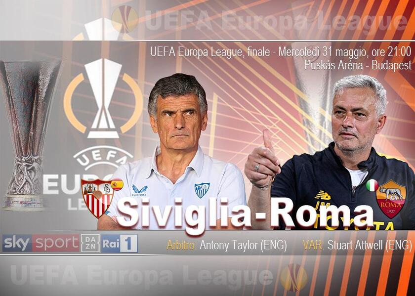 UEL, finale: Siviglia-Roma - RIPRODUZIONE RISERVATA