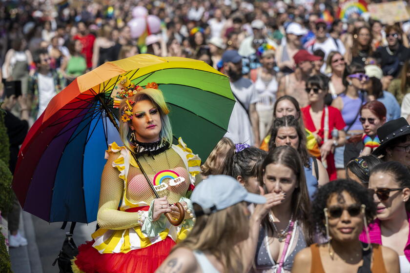 Pride a Ginevra © ANSA/EPA