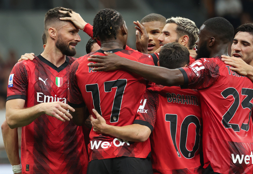 Soccer; serie A: Ac Milan vs Verona - RIPRODUZIONE RISERVATA