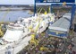 La nave piu' 'green' della flotta Costa tocca l'acqua del Baltico © ANSA
