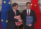 Italia e Cina firmano Memorandum su Via della Seta © ANSA