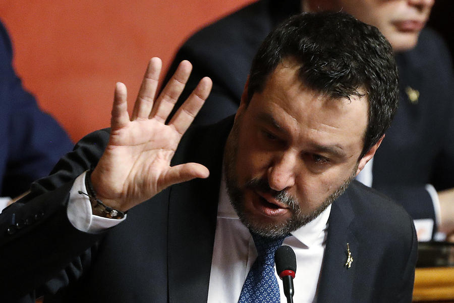 Gregoretti: Salvini, affronto aggressione politica © Ansa