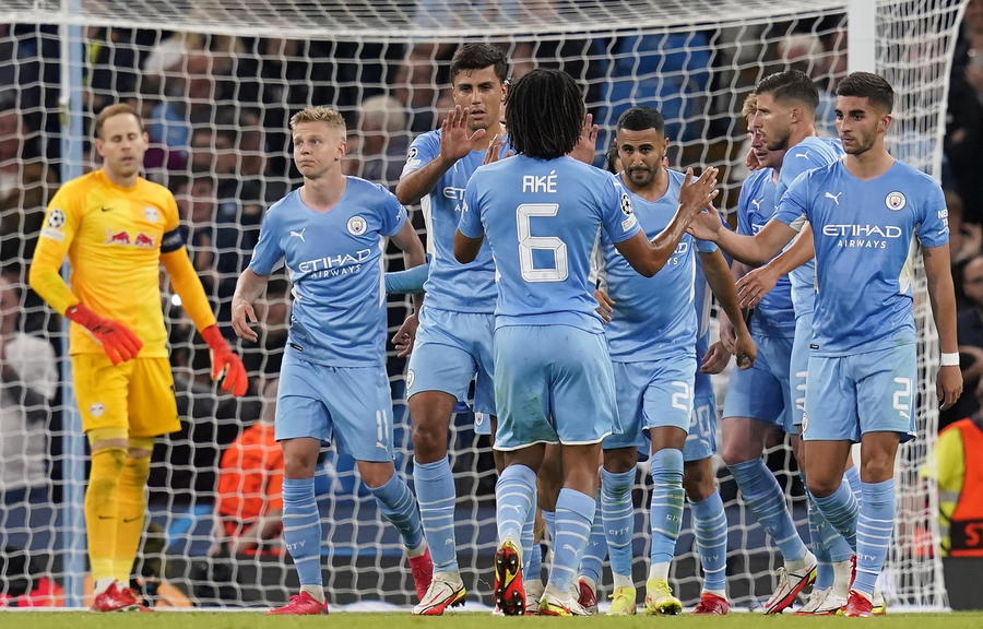 Champions: Manchester City-Lipsia 6-3 © 