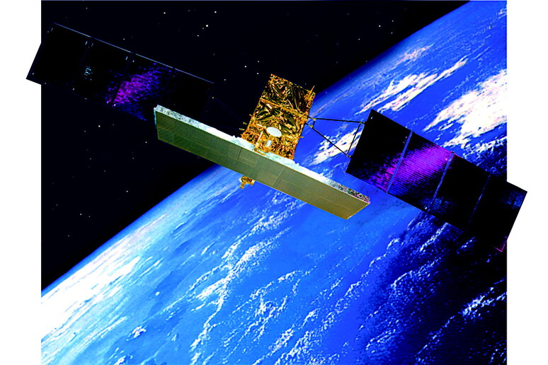 Uno dei satelliti della costellazione italiana Cosmo SkyMed - RIPRODUZIONE RISERVATA