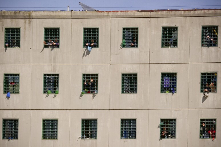 Una immagine d 'archivio di un carcere italiano - RIPRODUZIONE RISERVATA