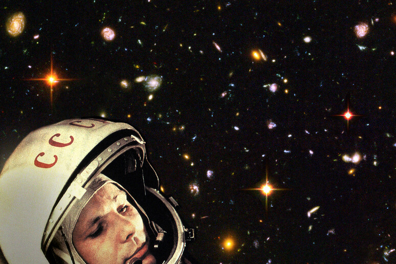 Yuri Gagarin, il primo uomo nello spazio (fonte: Robert Couse-Baker/NASA) - RIPRODUZIONE RISERVATA
