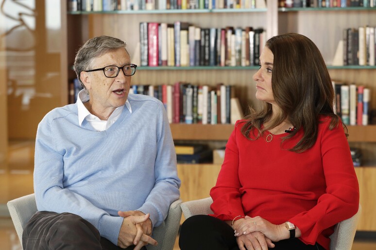 Bill Gates,Melinda Gates © ANSA/AP